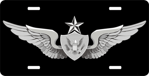Army Senior Air Crew Wings License Plate