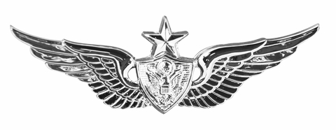 Army Senior Aircrew Badge - Mirrored Finish