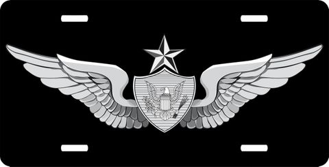 Army Senior Aircrew Wings  License Plate