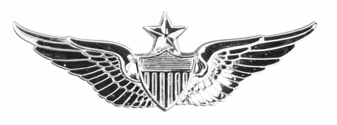 Army Senior Aviator Badge - Mirrored Finish