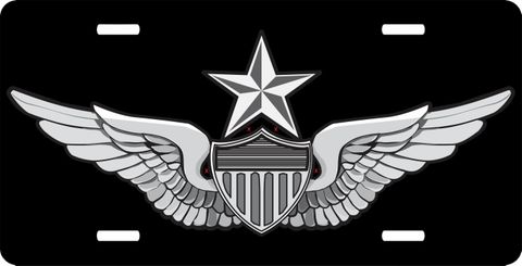 Army Senior Aviator Wing  License Plate