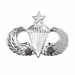 Army Senior Combat Parachute 2nd Award Badge - Mirrored Finish