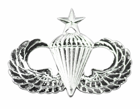Army Senior Parachute Badge - Mirrored Finish