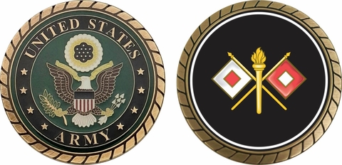 Army Signal Corps Challenge Coin
