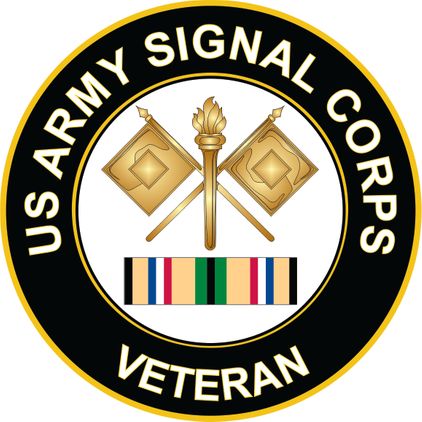Army Signal Corps Gulf War Veteran Decal
