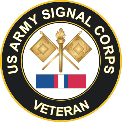 Army Signal Corps Kosovo Veteran Decal