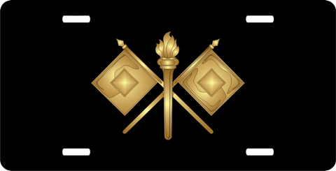 Army Signal Corps License Plate
