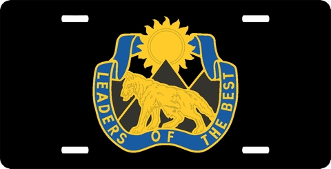 Army South Dakota State Area Command Unit Crest License Plate