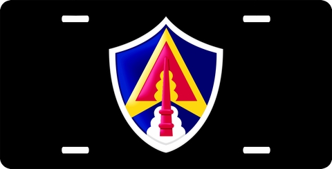 Army Space Command License Plate