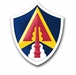 Army Space Command Patch Vinyl Transfer Decal