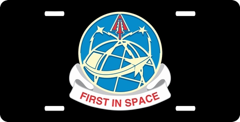 Army Space Command Unit Crest License Plate