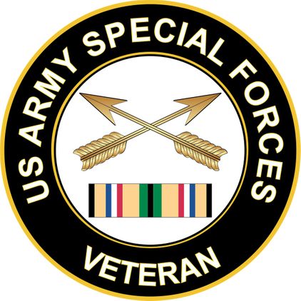 Army Special Forces Gulf War Veteran Decal