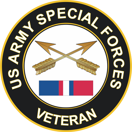 Army Special Forces Kosovo Veteran Decal