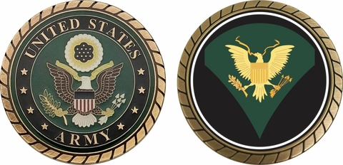 Army Specialist Challenge Coin