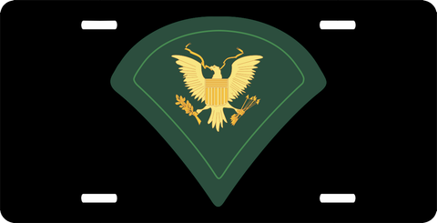 Army Specialist License Plate