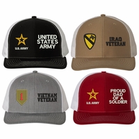 Army Split Design Caps Thumbnail Illustration