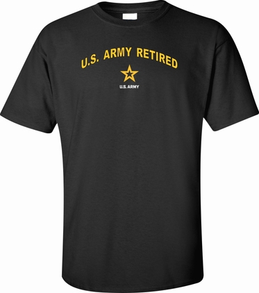 Army Star Logo U.S. Army Retired Shirt