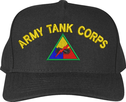 Army Tank Corps Custom Embroidered Cap