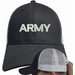 Army Text Only Mesh-Back Ponytail Cap