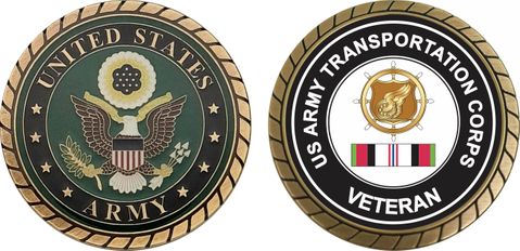 Army Transportation Corps Afghanistan Challenge Coin