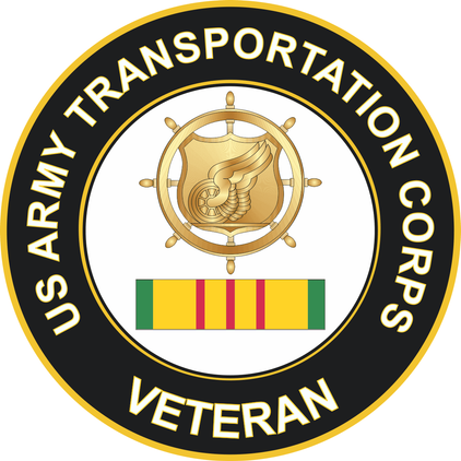 Army Transportation Corps Vietnam Veteran Sticker