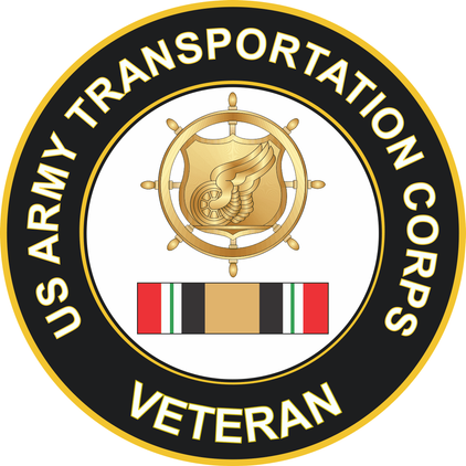 Army Transportation Iraq Veteran Decal