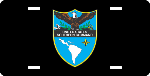 Army USSOCOM License Plate