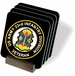 Army Veteran 23rd Infantry Division Unit Crest Coasters - Set of 4