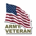 Army Veteran with American Flag Decal