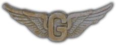 ARMY WING GUNNER LAPEL PIN