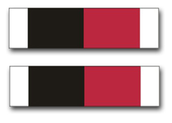 Army World War II Occupation Medal Ribbon Vinyl Transfer Decal