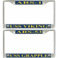 ARS Rescue and Salvage Ships License Plate Frames Thumbnail Illustration