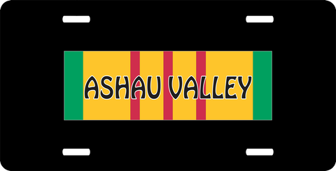 Ashau Valley Vietnam License Plate