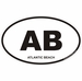Atlantic Beach Florida Oval Decal