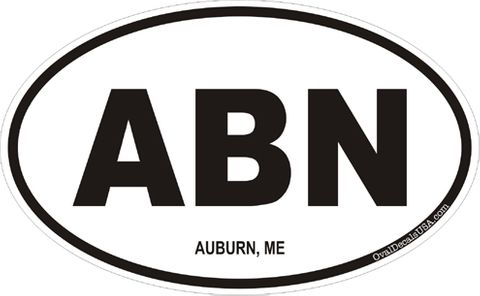 Auburn, Maine Decal Sticker