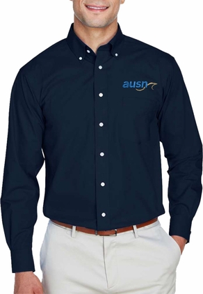 AUSN Embroidered Dress Shirt