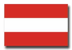 Austria Flag Vinyl Transfer  Decal