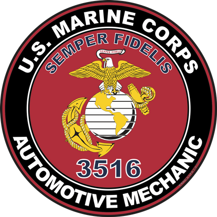 U.S.M.C. MOS 3516 Automotive Mechanic Decal