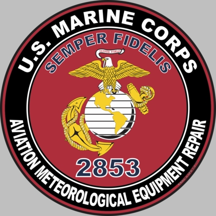 U.S.M.C. MOS 2853 Aviation Meteorological Equipment Repair Decal