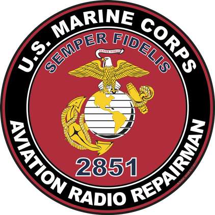 U.S.M.C. MOS 2851 Aviation Radio Repairman Decal