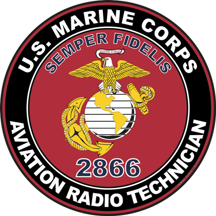 U.S.M.C. MOS 2866 Aviation Radio Technician Decal