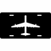 B36 Convair Strategic Bomber top view License Plate
