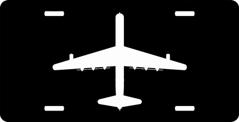 B36 Convair Strategic Bomber top view License Plate