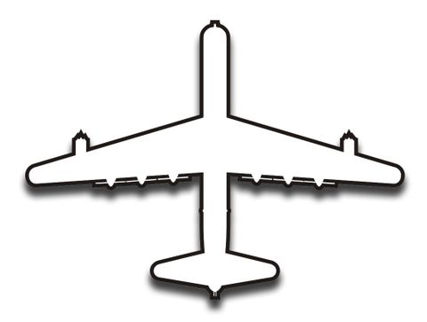 B36 Convair Strategic Bomber top view Sticker Decal