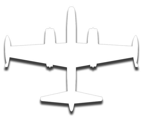 B45C Tornado Strategic Bomber Top View Sticker Decal