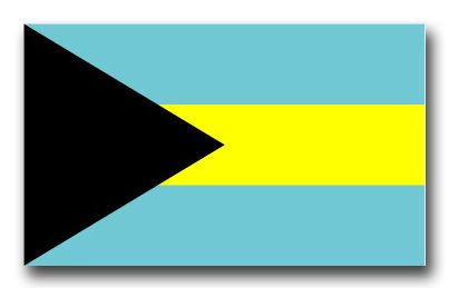 Bahamas Flag Vinyl Transfer Decal