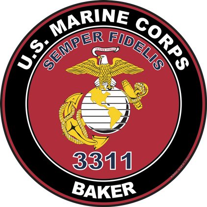 U.S.M.C. MOS 3311 Baker Decal