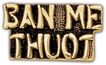 Ban Me Thout Lapel Pin