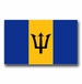 Barbados Flag Vinyl Transfer Decal