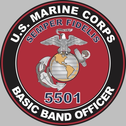 U.S.M.C. MOS 5501 Basic Band Officer Decal